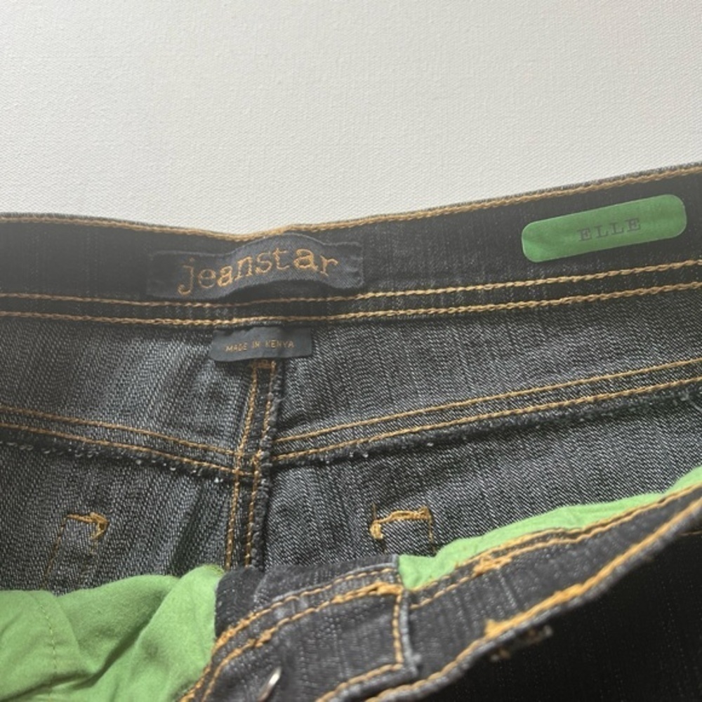 NWT Jeanstar Elle Jeans Bootcut‎ Womens Sz 12 Black Denim Classic 🔥 (R) - Picture 2 of 10